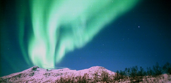 Aurora Boralis Skittentinden print, Tromso Norway