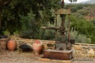 Old style olive press