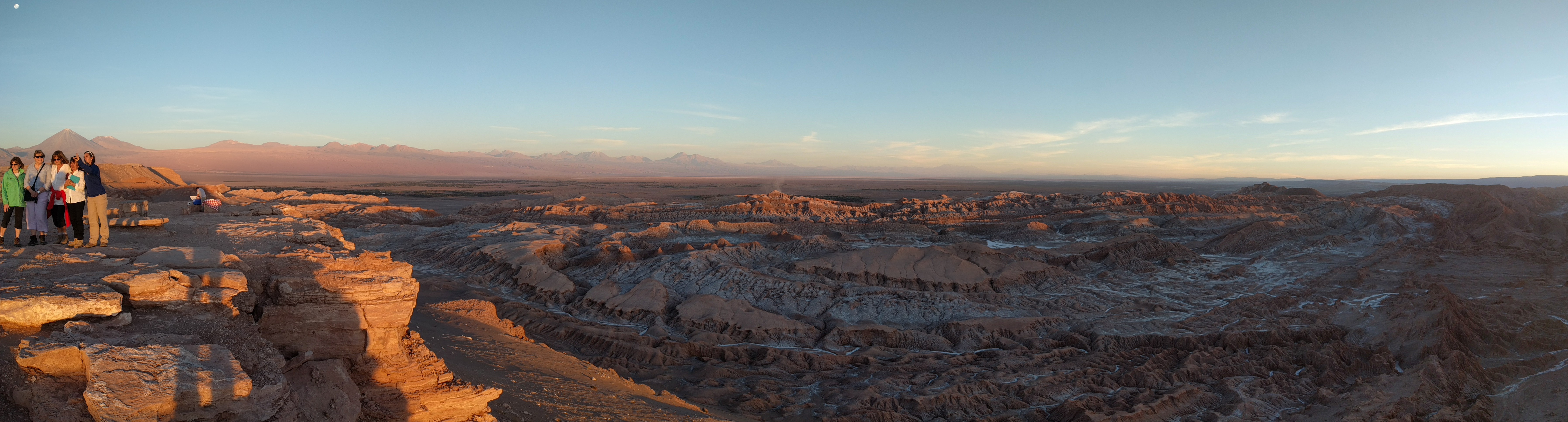 Panorama of the Moon Valley, Atacama.