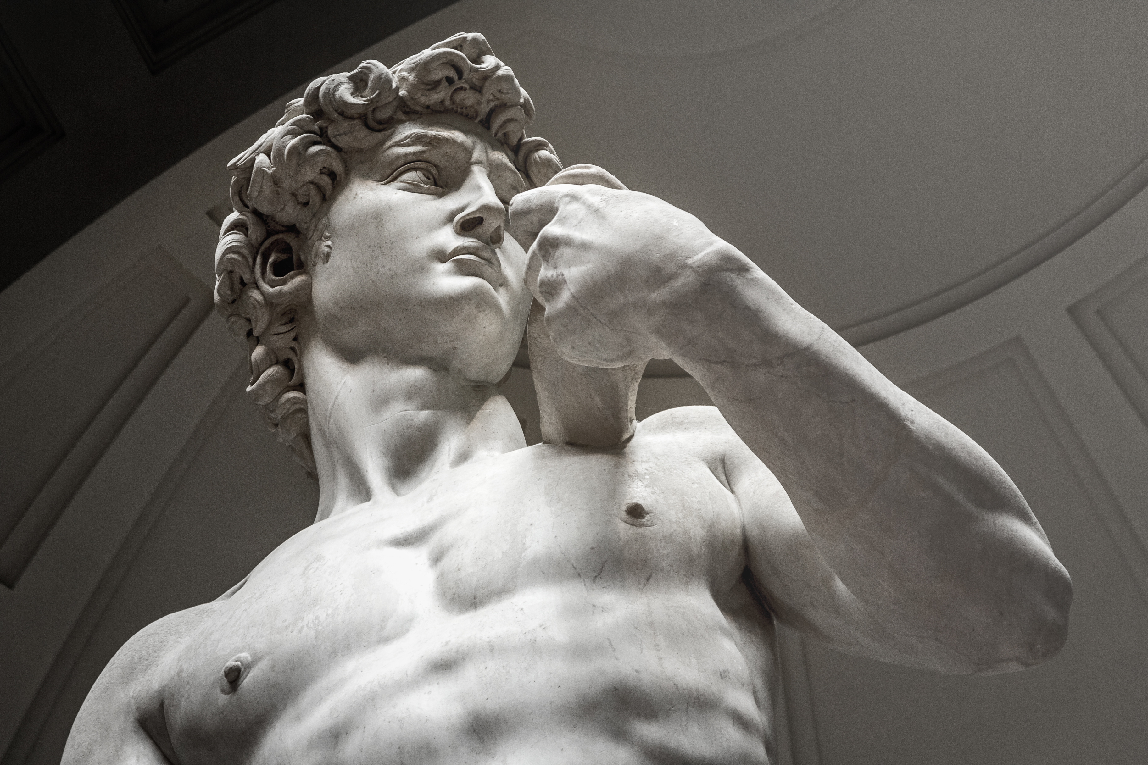 Michelangelo's 'David' in the Accademia Gallery